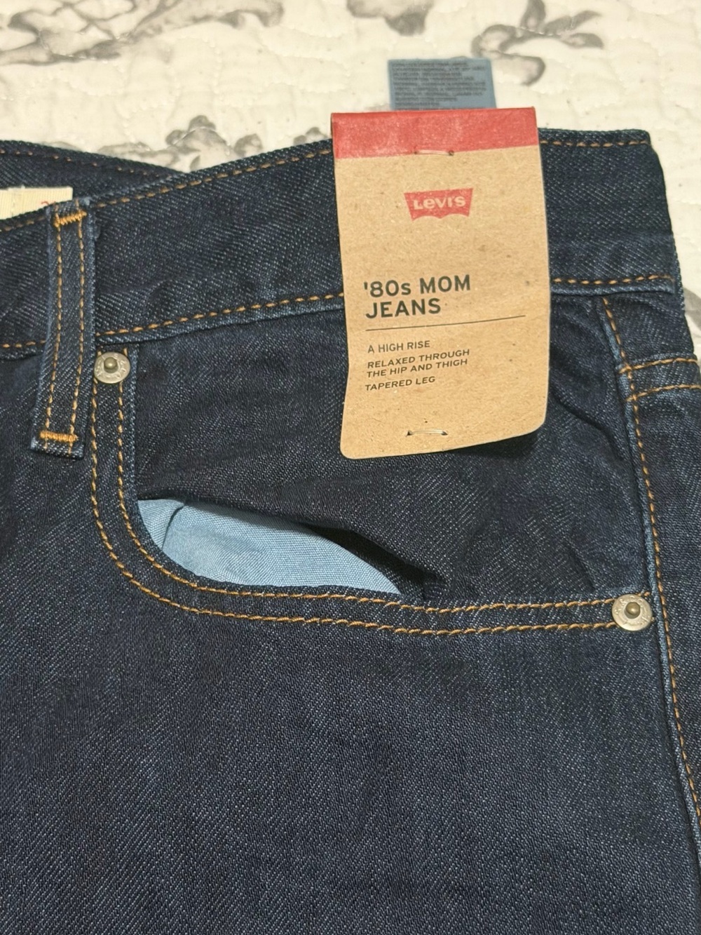 Levi's Dark Blue Relaxed Women’s Jeans